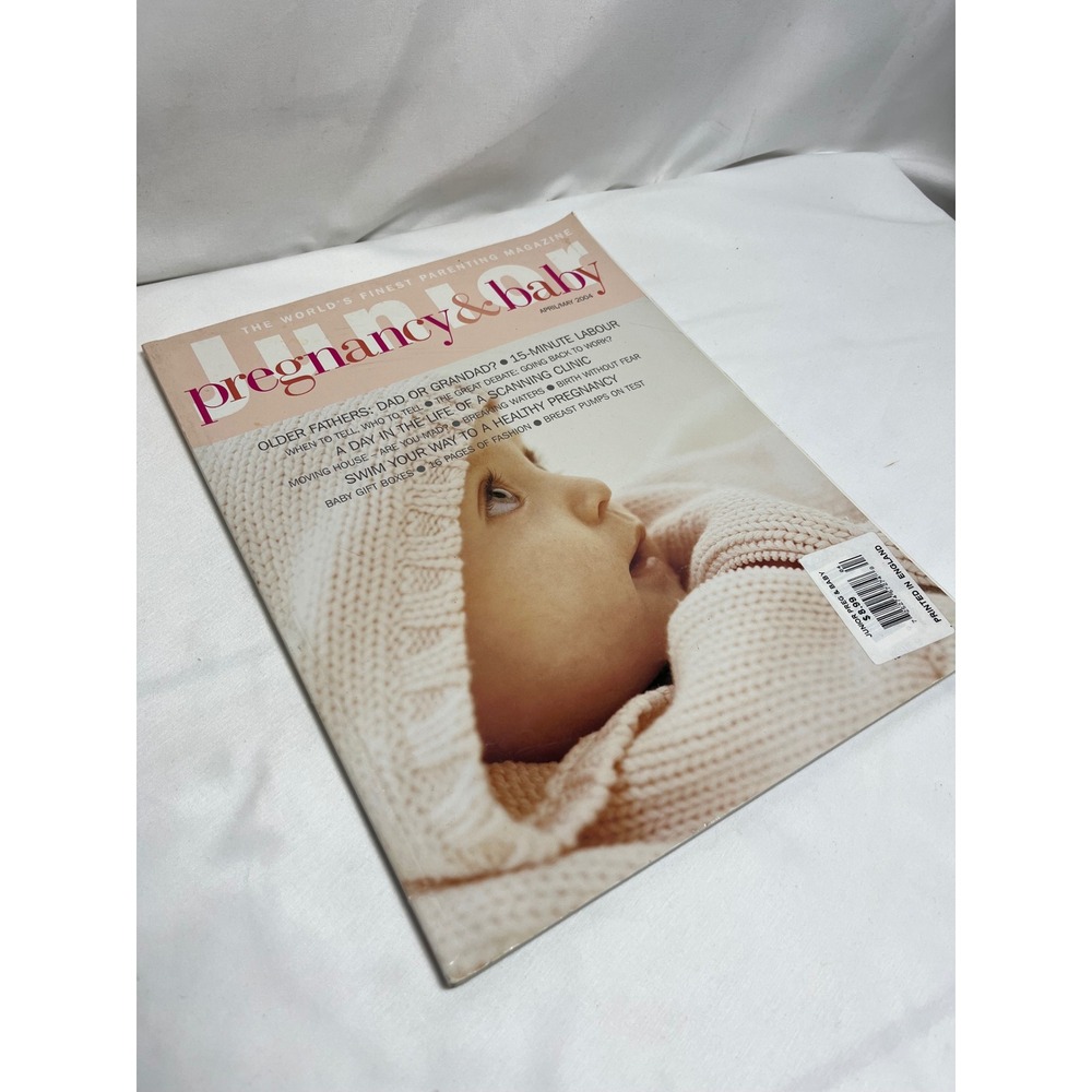 Junior Pregnancy & BabyMagazine April May 2004 Issue 9 Vintage Parenting Fashion